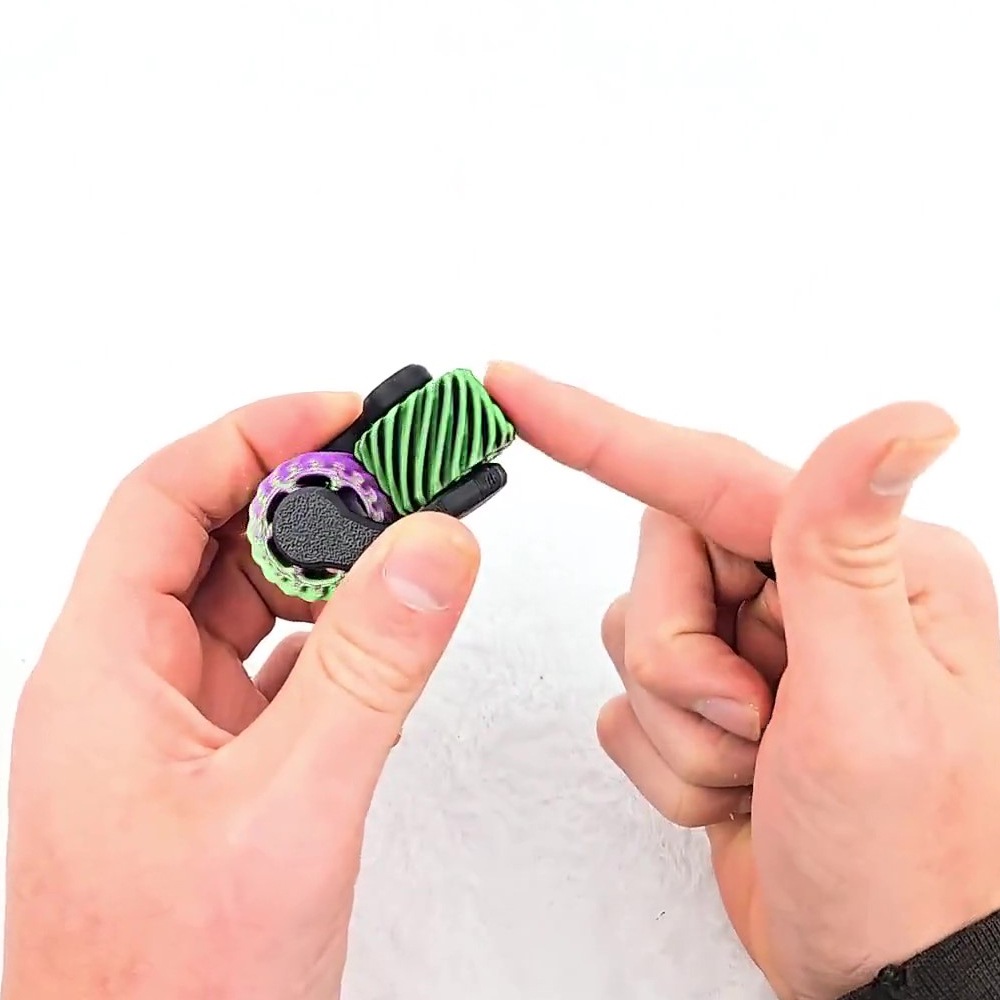 1PCS 3D Printed Fidget Spinner - 3D Printing Gears ulasan dan harga