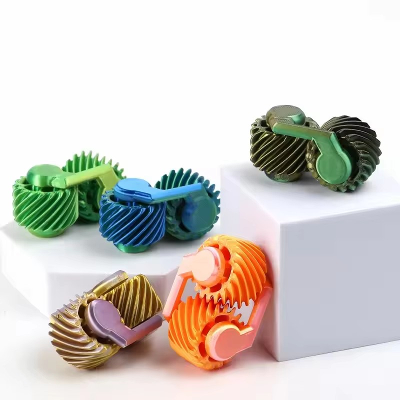 1PCS 3D Printed Fidget Spinner - 3D Printing Gears ulasan dan harga