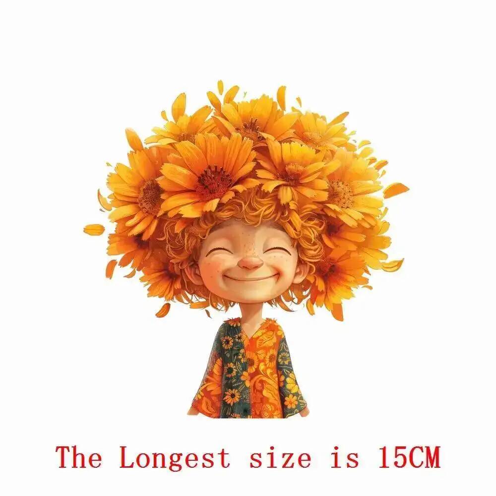 15cm Creative Spirit Of Flower - 3D Printing Vinyl ulasan dan harga